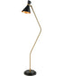 Virtuoso Floor Lamp Matte Black/Aged Brass