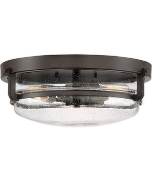 Outpost 3-light Flush Mount Palladian Bronze