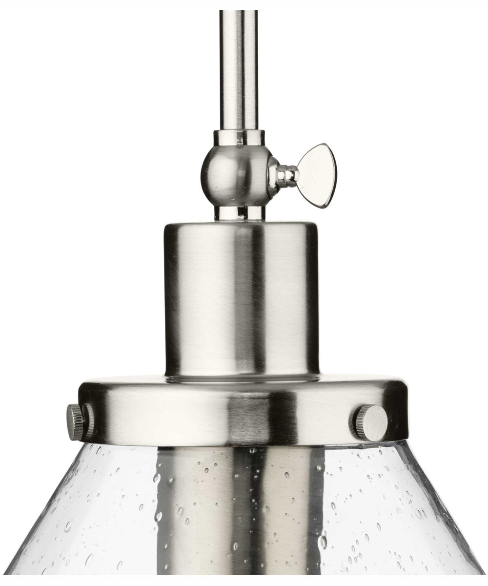 Hinton 1-Light Modern Farmhouse Pendant Brushed Nickel