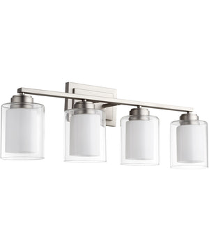 4-light Bath Vanity Light Satin Nickel