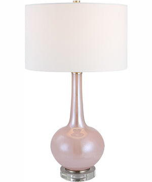 Rosa Pink Glass Table Lamp
