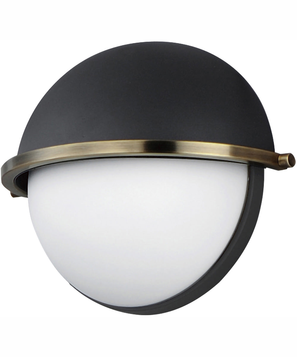 Duke Half Sconce Black/Weathered Brass