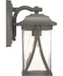 Abbott 1-Light Small Wall Lantern Antique Pewter