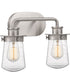 Lewiston Medium 2-light Bath Light Brushed Nickel