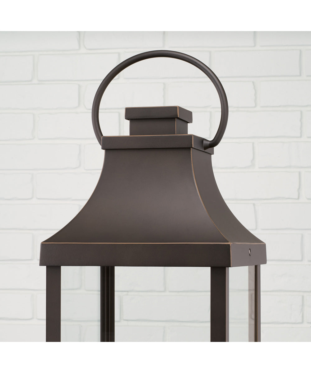 Bradford 3-Light Outdoor Post-Lantern Rain or Shine - Oiled Bronze