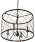 Dury 4-light Pendant Palladian Bronze