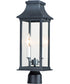 20"H Vicksburg 2-Light Outdoor Post Mount Black