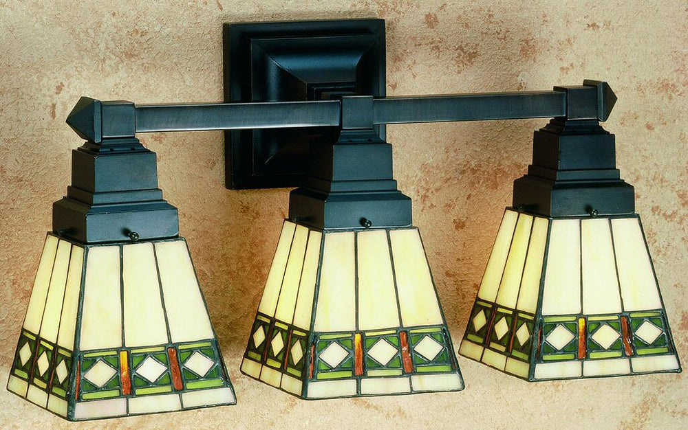 20"W Diamond Mission 3-Light Vanity