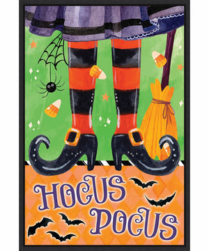 Framed Witchy Hocus Pocus by Art Nd Canvas Wall Art Print (23  W x 33  H), Sylvie Black Frame