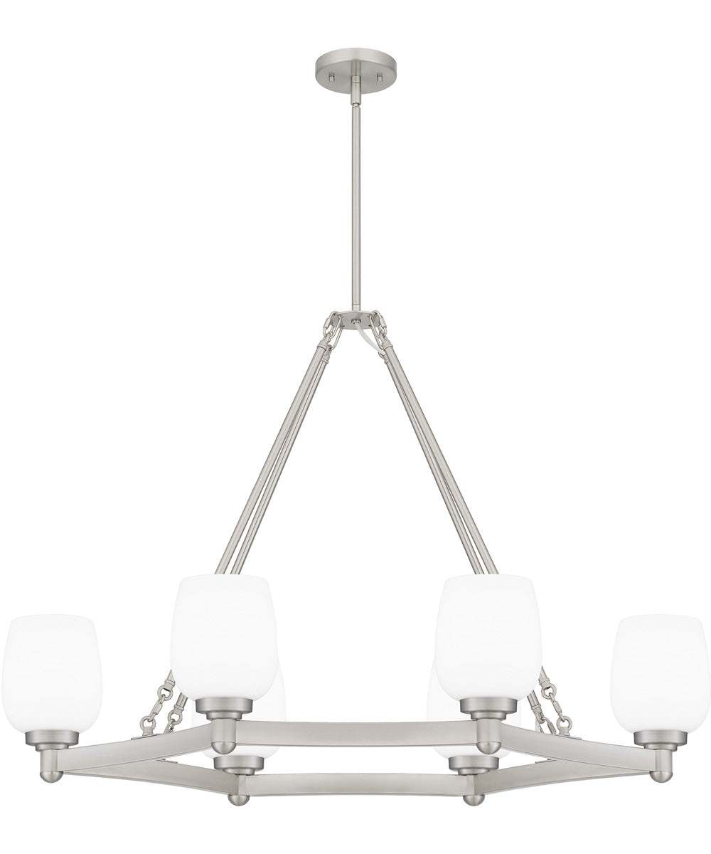 Penning Medium 6-light Island Light Brushed Nickel