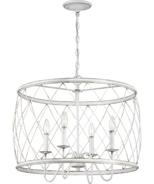 Dury 4-light Pendant Antique White