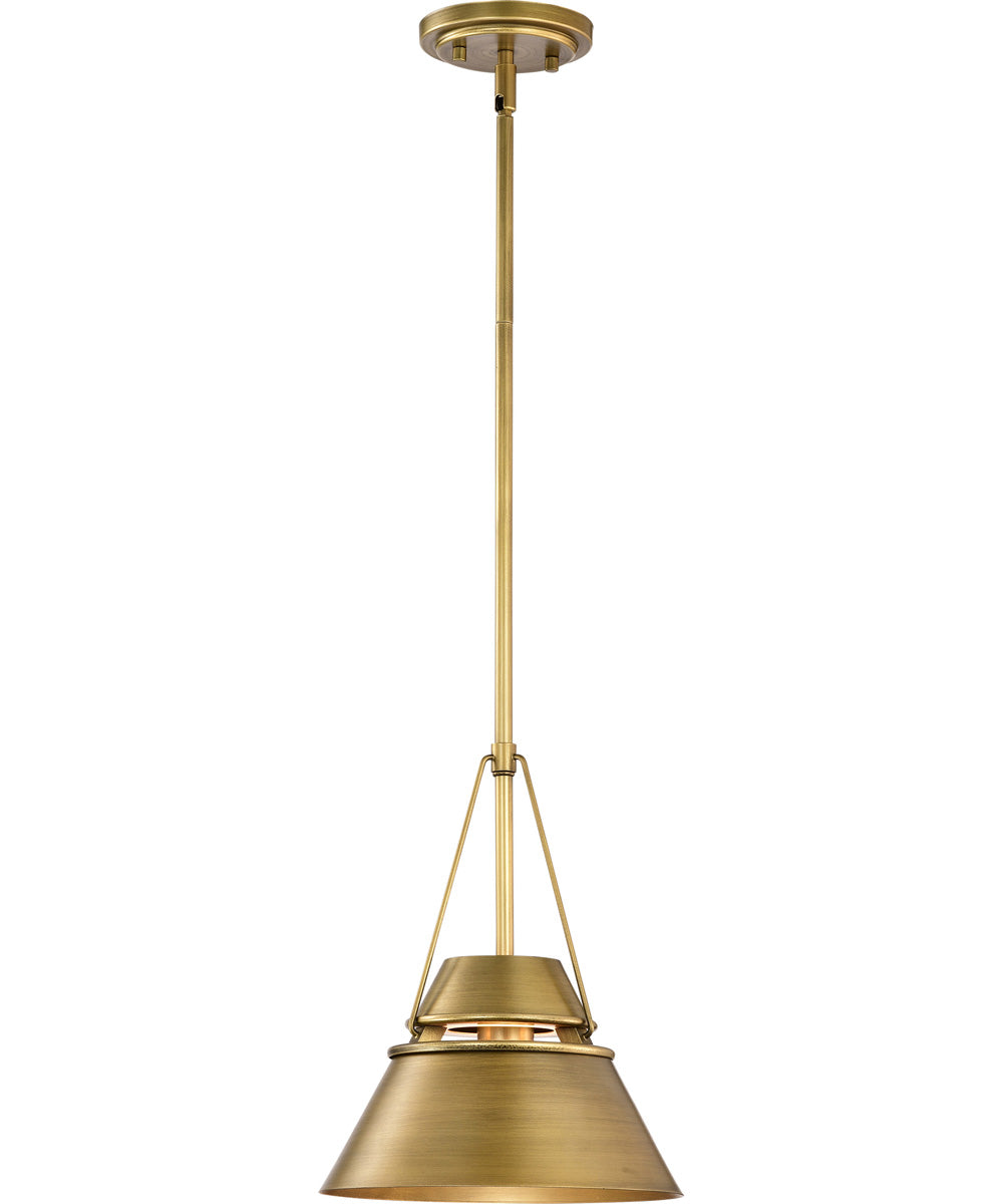 Adina 1-Light Pendant Natural Brass