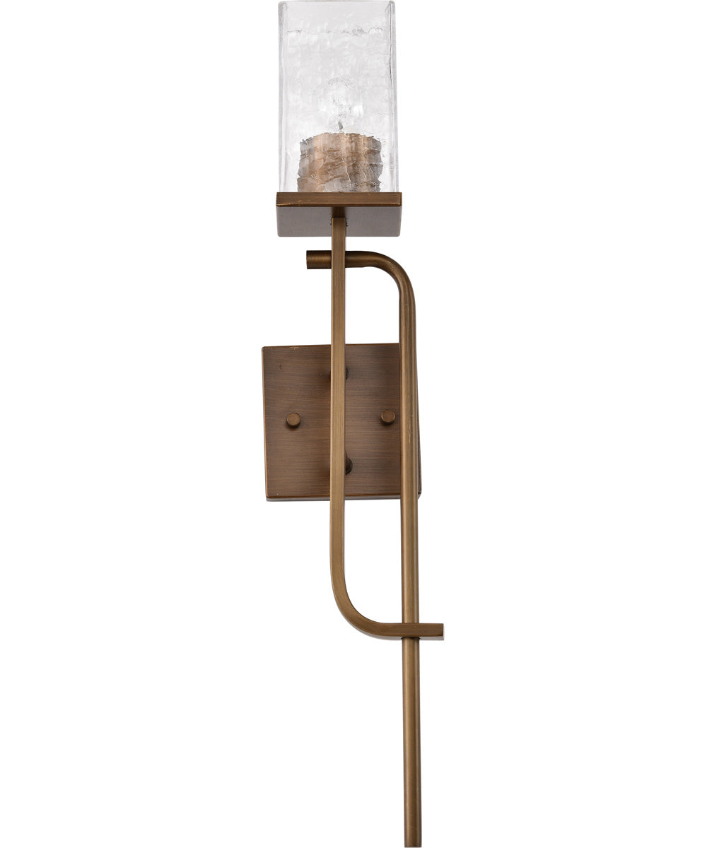 Terrace 1-Light Vanity & Wall Natural Brass