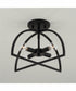 Lawson 4-Light Semi-Flush Matte Black