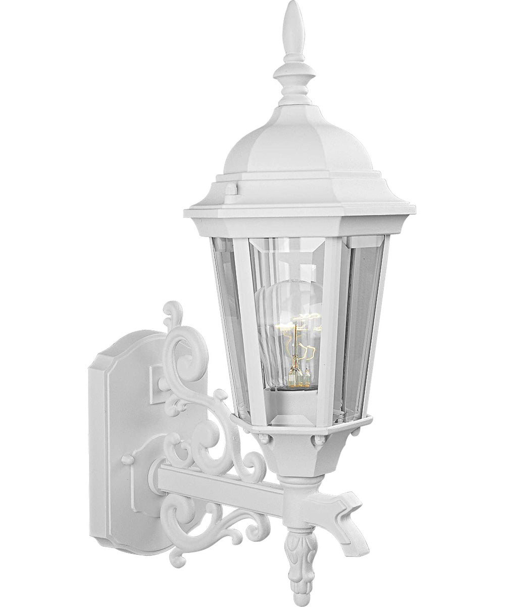 Welbourne 1-Light Small Wall Lantern Textured White