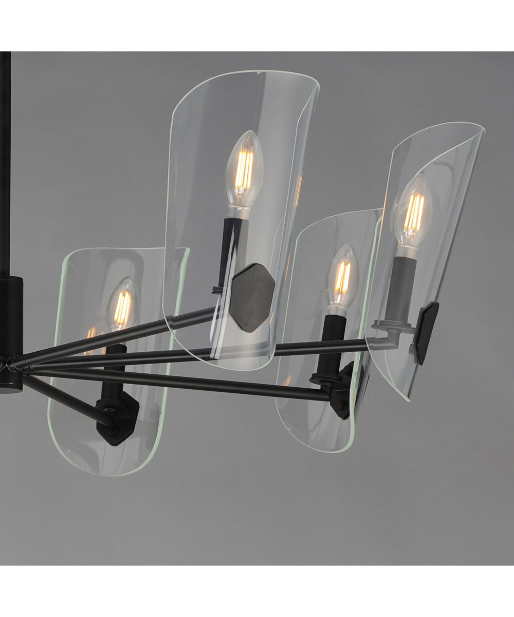 Armory 8-Light Chandelier Black