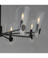 Armory 8-Light Chandelier Black