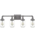 Squire Extra Large 4-light Bath Light Galvanized