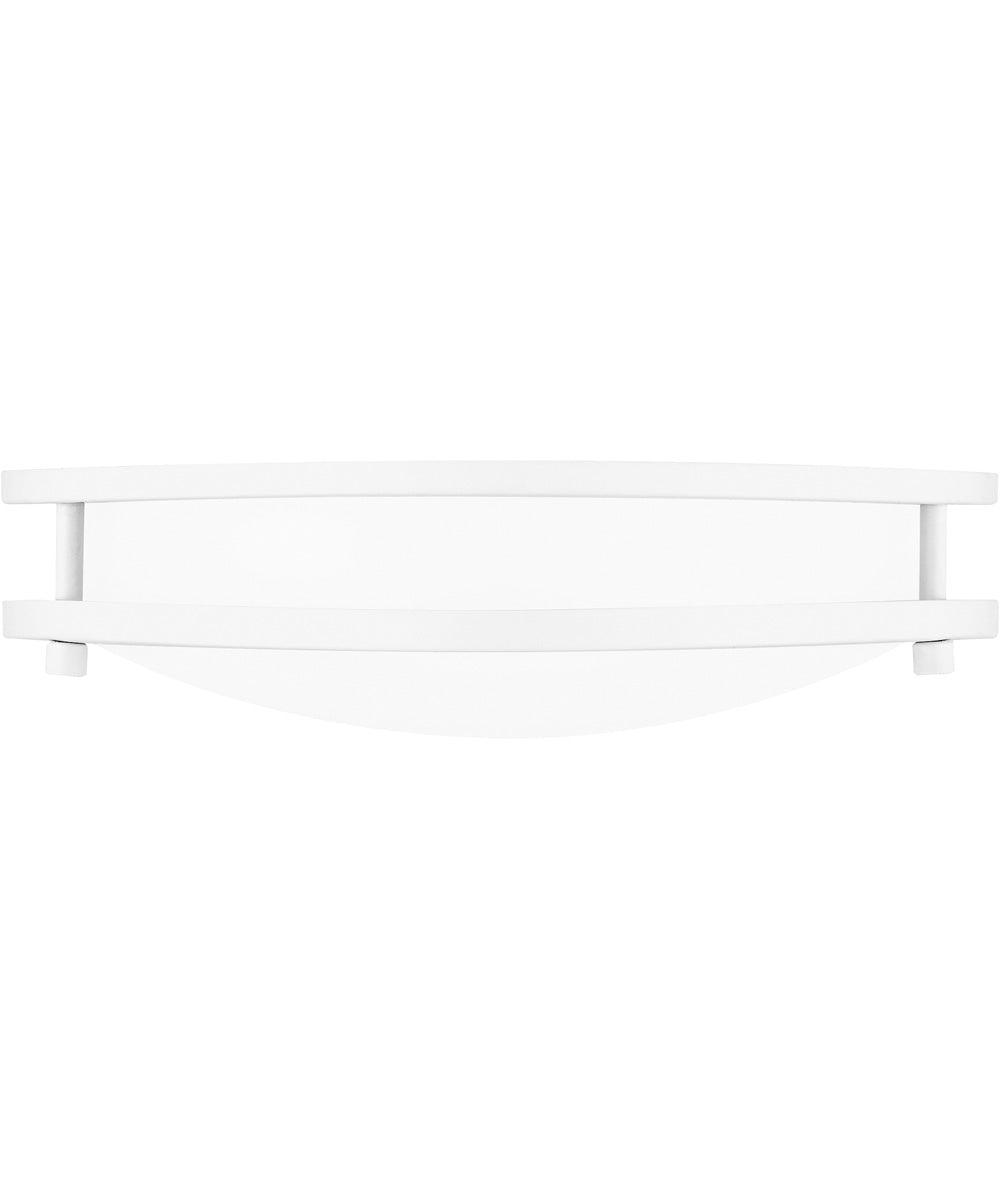 Euclid  Semi Flush Mount White Lustre