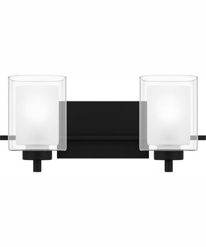 Kolt Medium 2-light Bath Light Matte Black