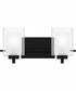Kolt Medium 2-light Bath Light Matte Black