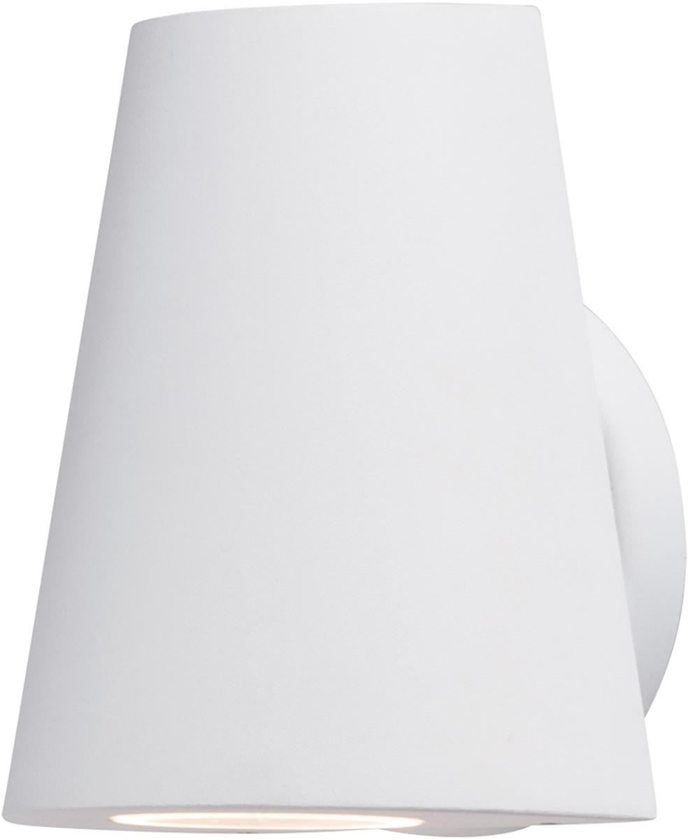 6"H Mini 1-Light Outdoor Wall Mount White