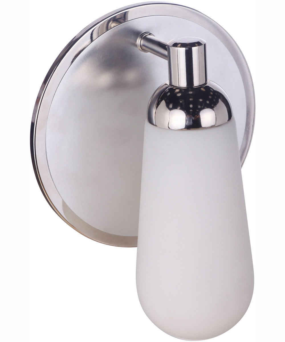 Riggs 1-Light Wall Sconce Brushed Polished Nickel / Polished Nickel