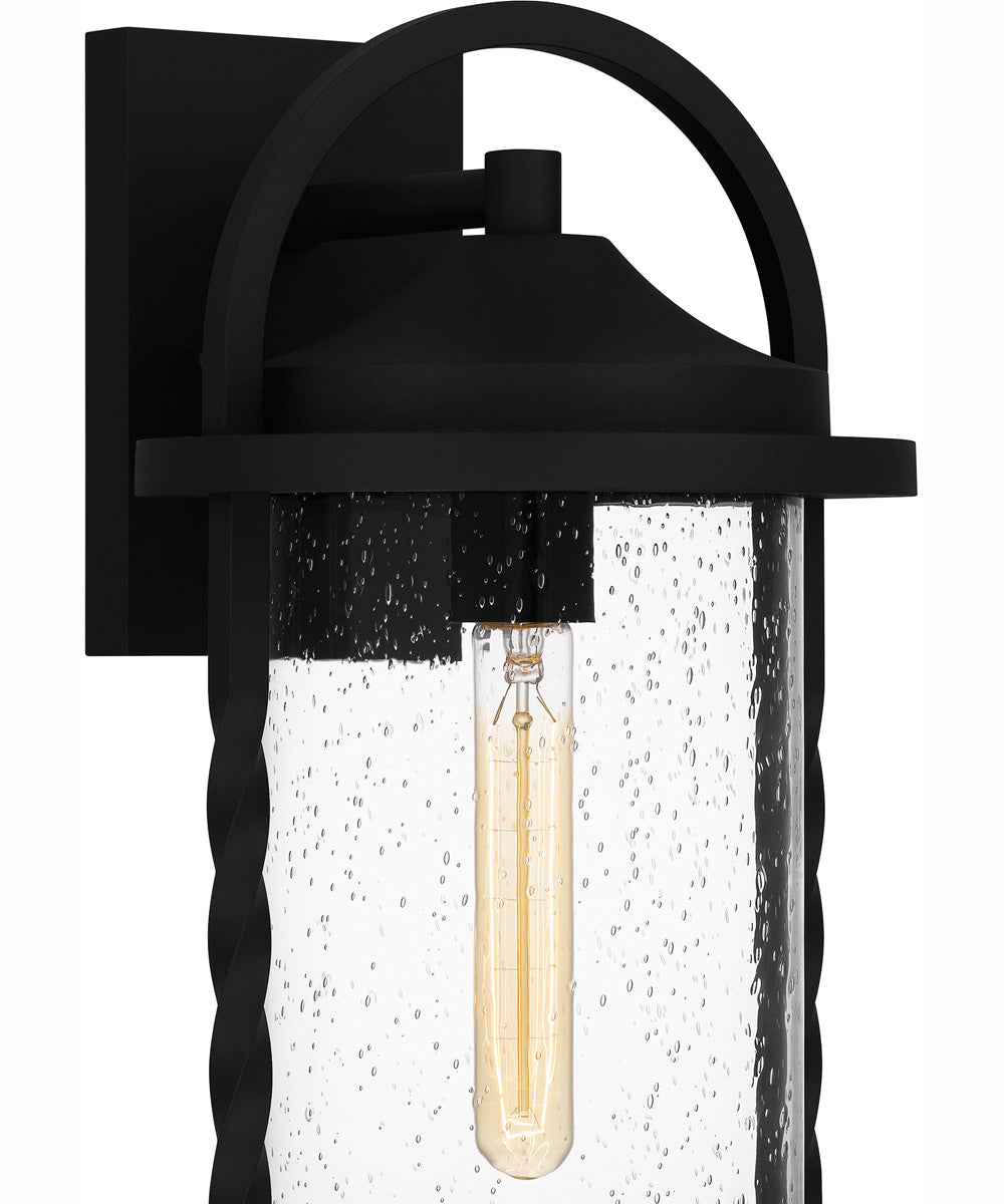 Reece Large 1-light Outdoor Wall Light  Coastal Armour Aluminum Earth Black