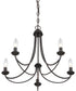 Mirren 5-light Chandelier Imperial Bronze