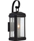 Trumbull Large 2-light Outdoor Wall Light Mystic Black