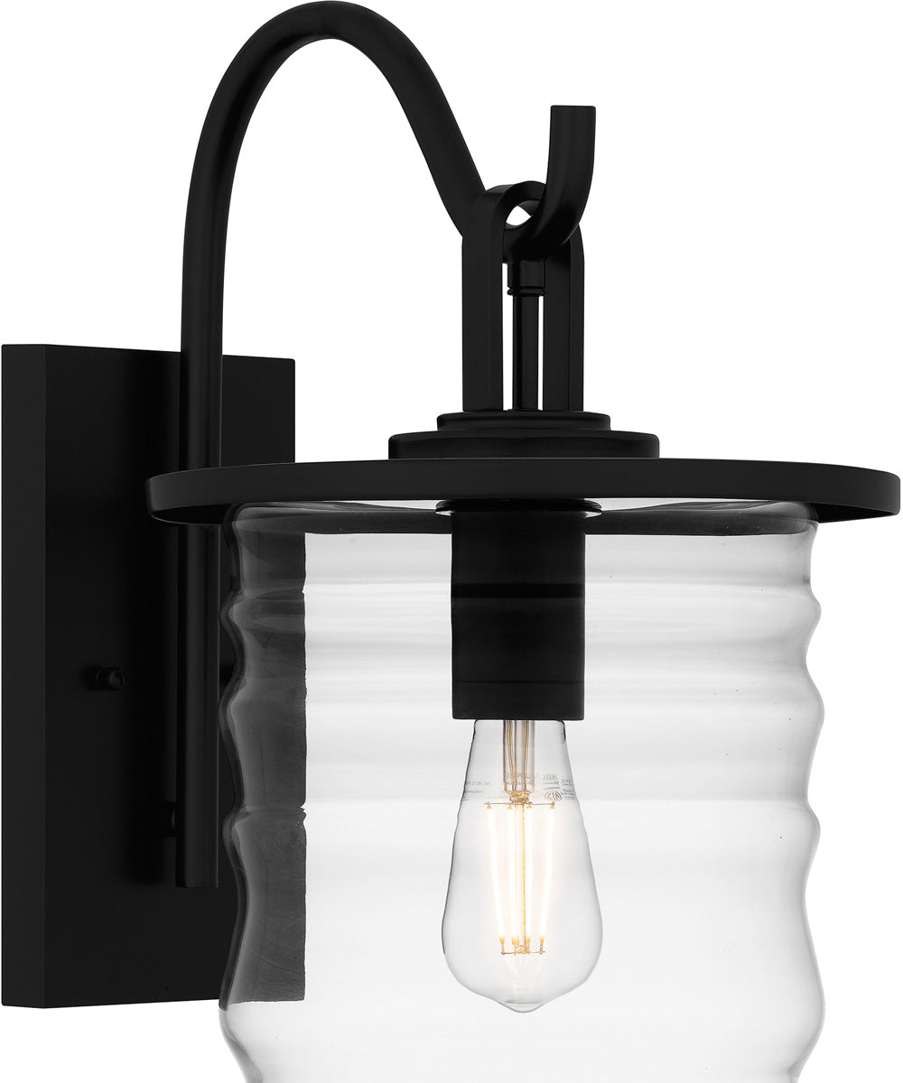 Noland Large 1-light Outdoor Wall Light  Coastal Armour Aluminum Matte Black