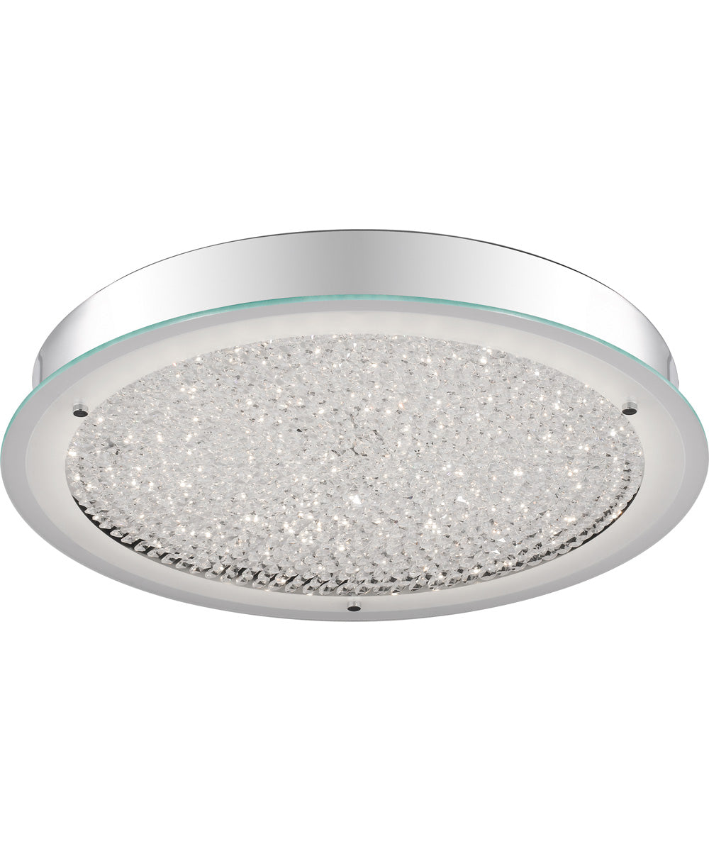 Blaze Large Flush Mount Polished Chrome