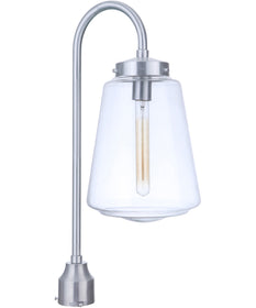 Laclede 1-Light Outdoor Post Light Satin Aluminum