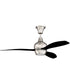 52" Bordeaux Remote 1-Light LED Ceiling Fan (Blades Included) Polished Nickel