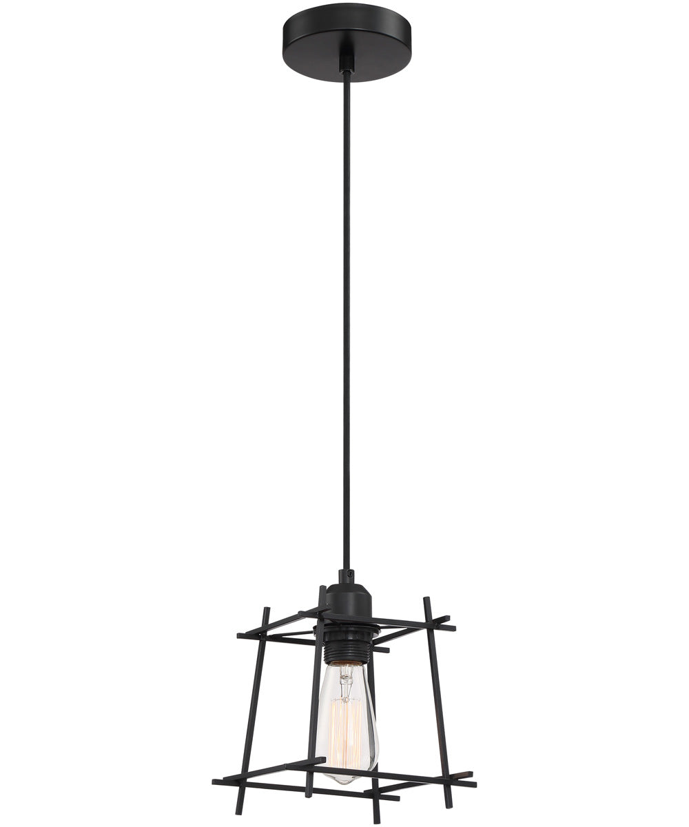 Kansas 1-Light 1-Light Pendant Matt Black