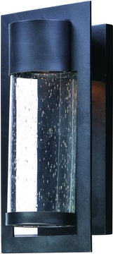 15"H Focus LED 1-Light Round Outdoor Wall