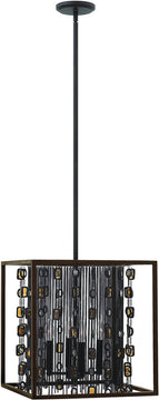 16"W Mercato 4-Light Foyer Anchor Bronze