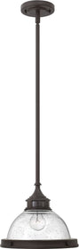 12"W Amelia 1-Light Mini Pendant Buckeye Bronze