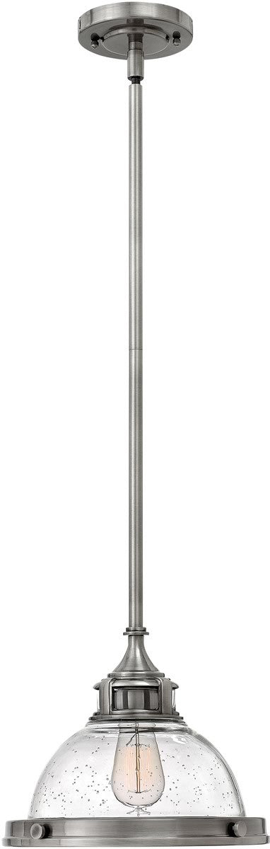 Hinkley Amelia 1-Light Mini Pendant Polished Antique Nickel 3123PL