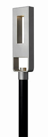25"H Atlantis 2-Light LED Outdoor Post Mount Titanium