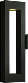 24"H Atlantis 2-Light LED Outdoor Wall Mount Satin Black