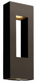 24"H Atlantis 2-Light LED Outdoor Wall Mount Bronze