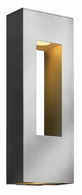 24"H Atlantis 2-Light LED Outdoor Wall Mount Titanium