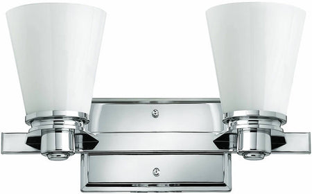 15"W Avon 2-Light Bath Vanity Chrome