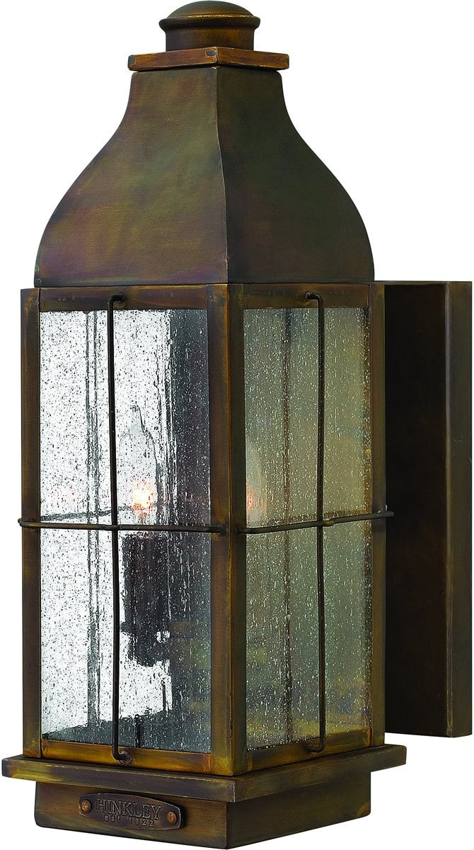 16"H Bingham 2-Light Medium Outdoor Wall Lantern Sienna