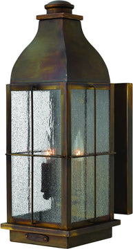 21"H Bingham 3-Light Large Outdoor Wall Lantern Sienna