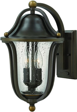 16"H Bolla 2-Light Outdoor Wall Light Olde Bronze 2644OB