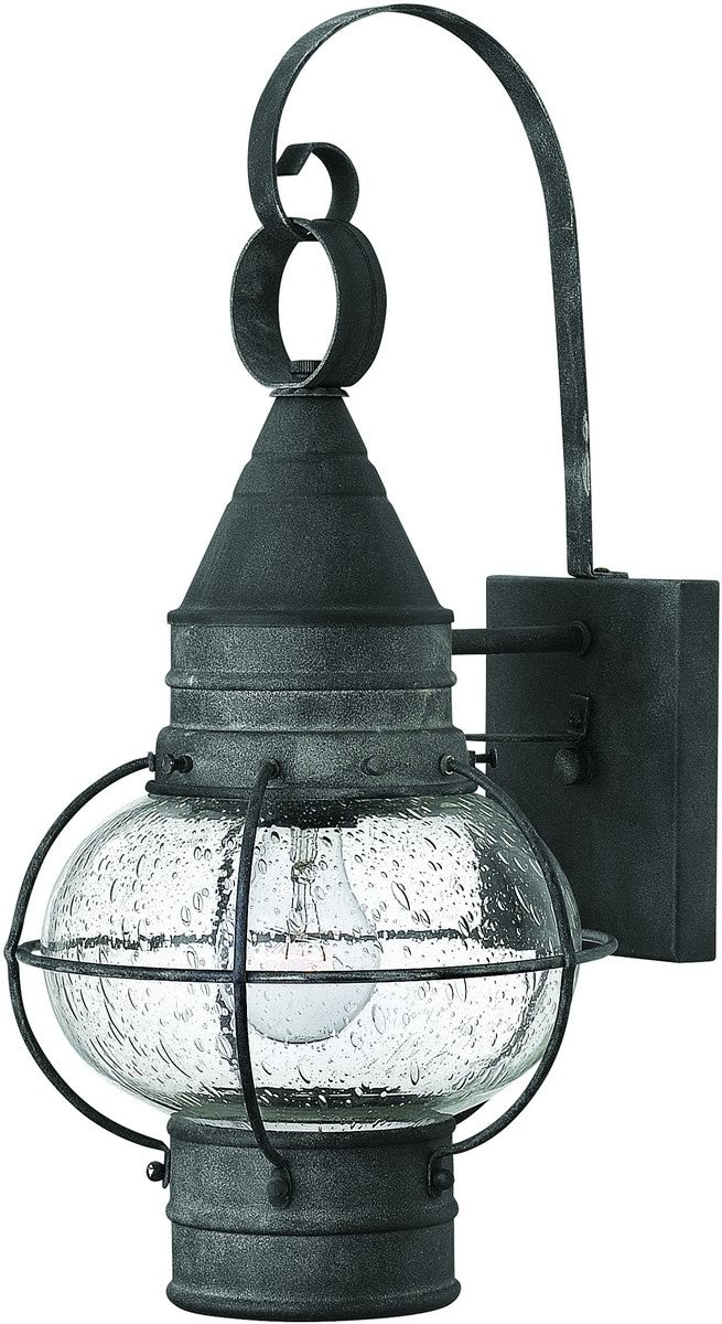 Hinkley Cape Cod 1-Light Outdoor Wall Light Aged Zinc 1741OZ