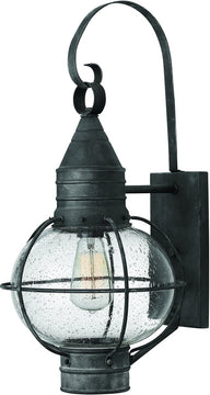 23"H Cape Cod 1-Light Outdoor Wall Light Aged Zinc 2204DZ