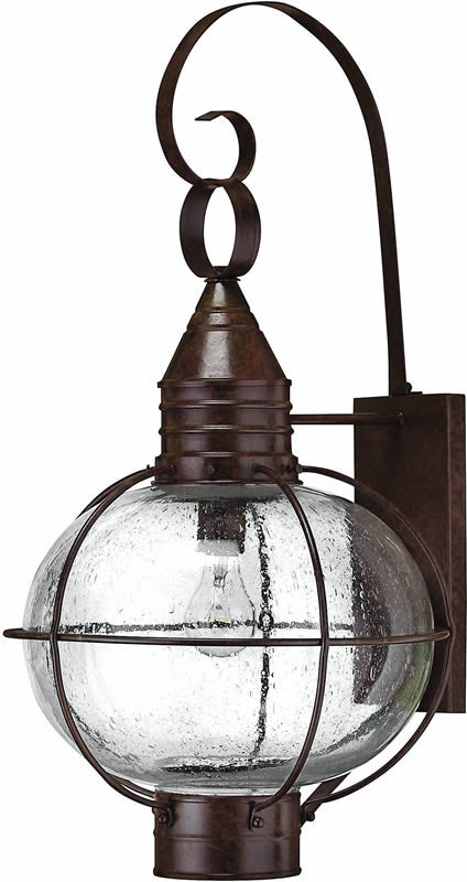 27"H Cape Cod 1-Light Extra-Large Outdoor Wall Lantern Sienna Bronze